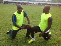 Appiah with Haruna Iddrisu