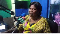 Madam Akua Donkor, leader of the Ghana Freedom Party (GFDP)