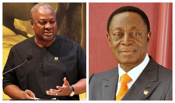 John Dramani Mahama and Dr. Kwabena Duffuor