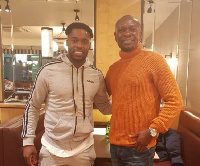 Charles Kwabla Akonnor with Jeffery Schlupp