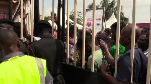 Delegates were prevented from entering centre