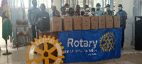 Rotary Club donated to PWD within the Ashaiman Municipality