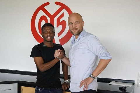 Issah Abas made his Bundesliga debut for Mainz 05 this weekend