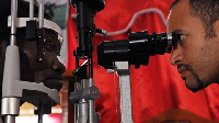 Picture of a patient undergoing eye test | File photo