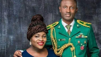 Major Stephen Datong plus im wife