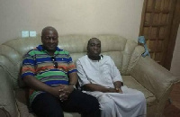 John Mahama visited Chief Bawumia at his Lapaz residence