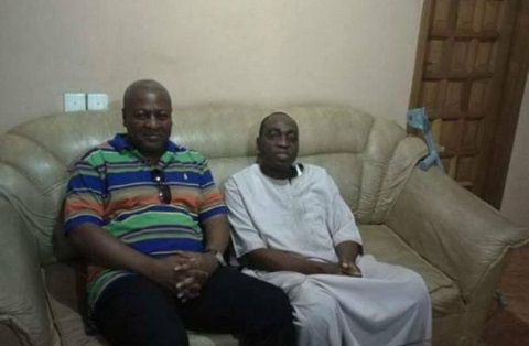 John Mahama visited Chief Bawumia at his Lapaz residence