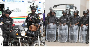 Some police deployments for the Arise Ghana demonstration