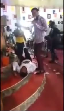 Ernest Opoku exorcised by Prophet Reindolf Oduro Gyebi 'Eagle Prophet'