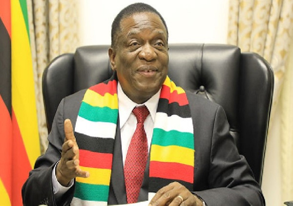 President Mnangagwa's Twitter followers were down from 565,000 to 546,000 by 4 July