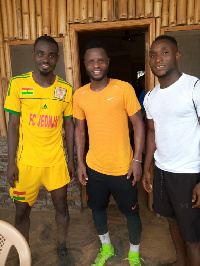 Wakaso spent time to also talk to the players and inspire them