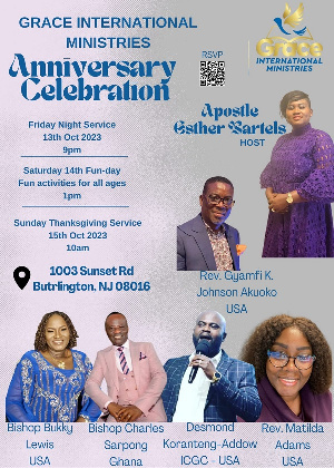 The Grace International Ministries anniversary