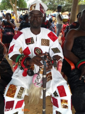 Sanahene of Akuasi in the Birim North District, Nana Kofi Sarpong Kumankuma I