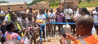 The commissioning of two boreholes in Lambussie