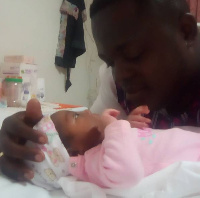 Chemphe with his new born baby