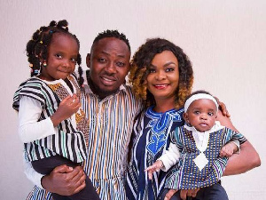 Beverly Afaglo, husband and children