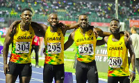 The men's relay team qualified after ranking as the 15th best quartet in the world