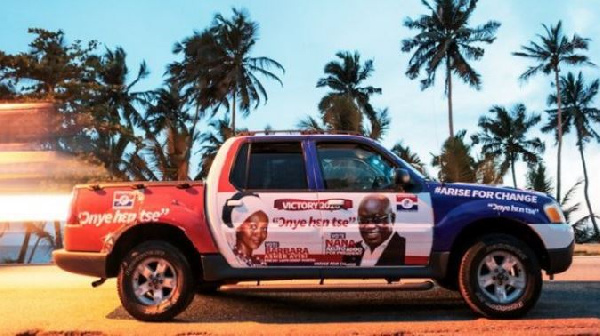 NPP campaign car.