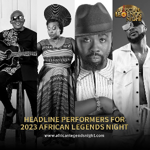 The 2023 Africa Legends will be held on December 1 at the Grand Arena in Accra