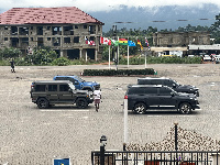 Some of the cars which were used for the trip