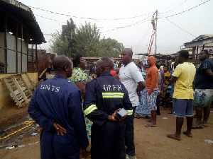 The Ho Central market is under a 24-hour surveillance after shops were gutted by fire on Wednesday