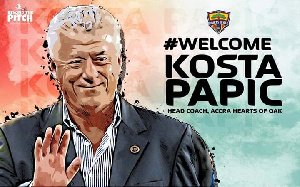 Hearts of Oak coach Kosta Papic