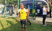 The Ghana captain did not train yesterday but was back with the group on Friday