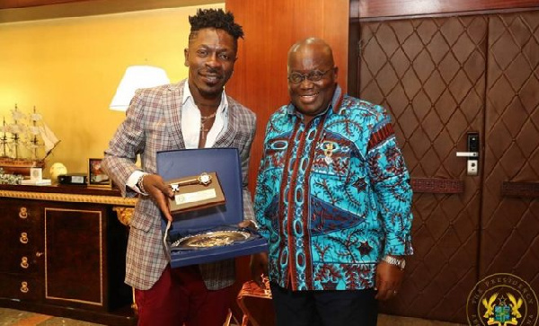 Shatta Wale and President Akufo-Addo