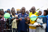 Damongo MP, Samuel Abu Jinapor during the commissioning