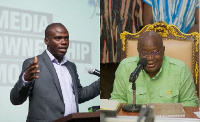 Sulemana Braimah (left), Akufo-Addo (right)