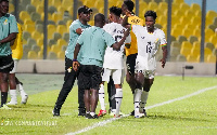 Black Satellites jubilates after a massive win against Gambia