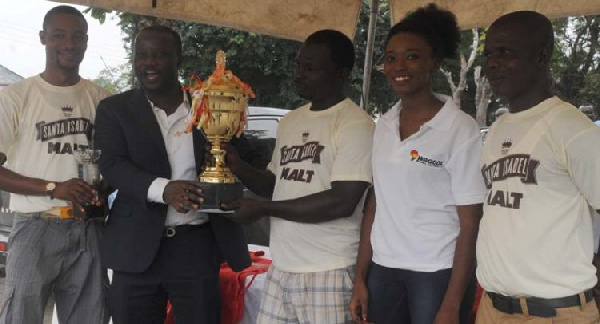 Kofi Adonteng produced a fine score of 72 to win this year's Caddies championship