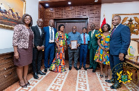 President Nana Addo Dankwa Akufo-Addo with Papa Appeakorang Duodu-Kumi III