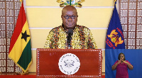 President Akufo-Addo addressing the nation