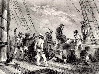 Slave trade, 133 slaves thrown into the Atlantic