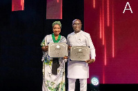 Pastor Kobby Sarpong with his wife