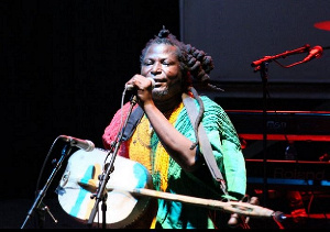 King Ayisoba performing at Batakari Night