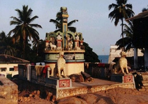 The Nogokpo Shrine located in the Volta Region