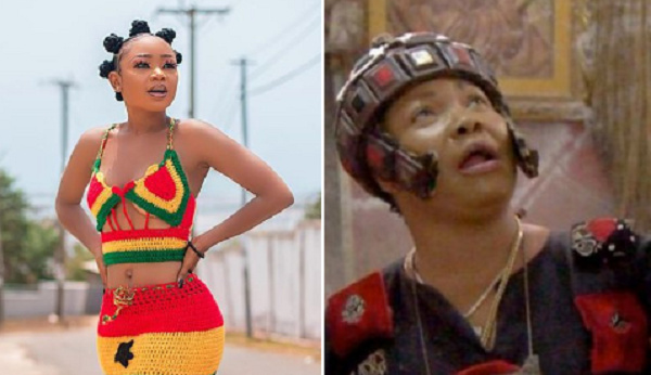 Actress Akuapem Poloo and fetish priestess Nana Agradaa