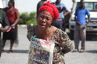 Tears flow at Major Mahama's burial service