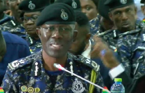 IGP Dampare at the parliametary probe