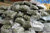 Parcels of suspected India hemp