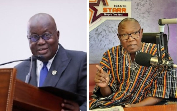 President Nana Addo Dankwa Akufo-Addo and member of PAC, Clement Apaak