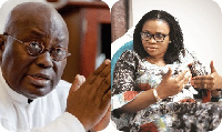 President Akufo-Addo and Mrs Charlotte Osei