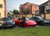 Ibrah 1 displays some of his cars