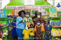 The opening of the Accra Central Library Children's Corner