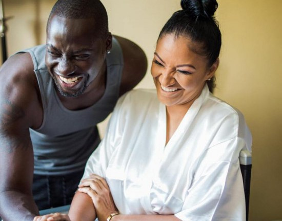 Chris Attoh and Late wife Bettie Jenifer