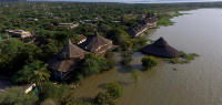 The lakes of Rift Valley has engulfed lands and villages iin Kenya