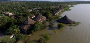 The lakes of Rift Valley has engulfed lands and villages iin Kenya