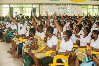 Some participants and beneficiaries captured in a photo